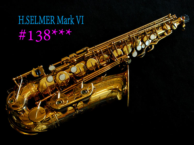 H.SELMER MARK VI 13万番アルトオリジナルラッカー