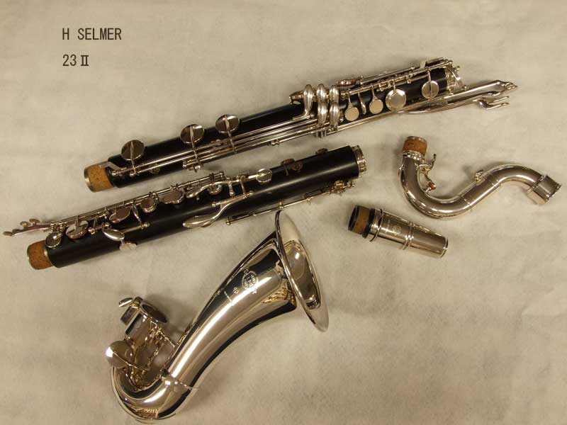H.SELMER 23II Bass Clarinet Low Eb バスクラリネット極上品