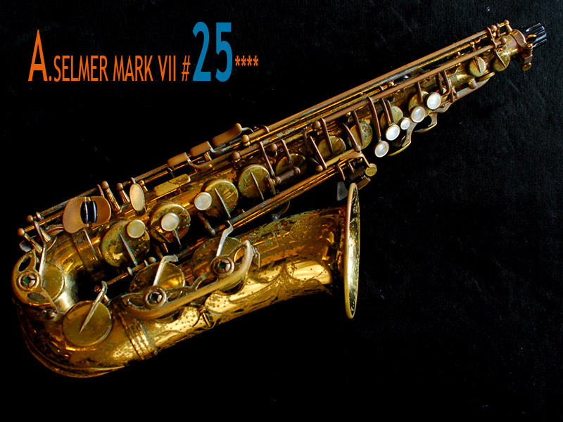 A.SELMER MARK VII 25万番台 オリジナルラッカーアルトサックス