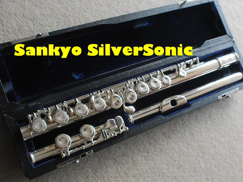 SANKYO　SILVER SONIC　管体銀製フルート 美品