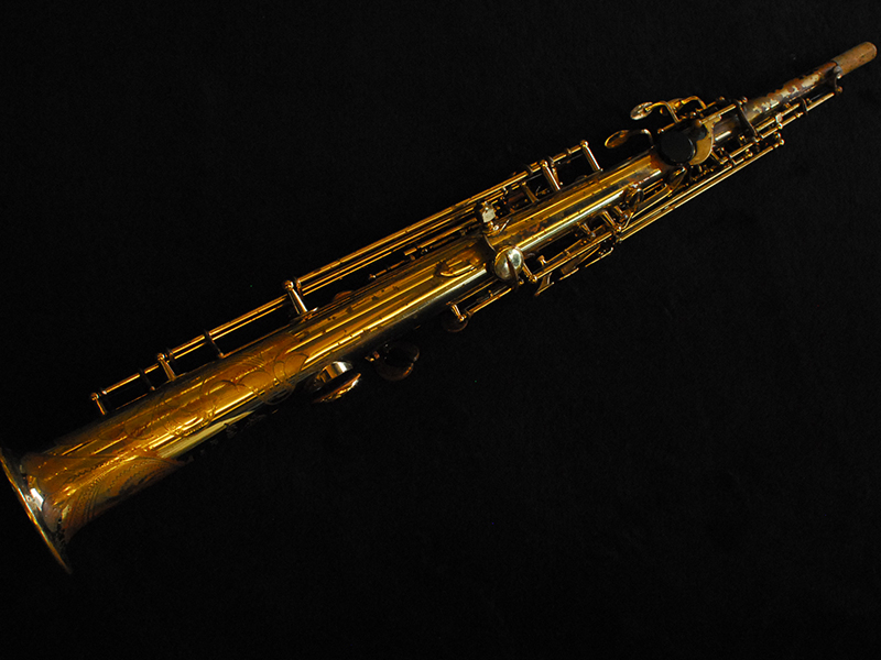 大人気の H.SELMER MARK VI 13万番台オリジナルラッカーソプラノサックス 管楽器・吹奏楽器