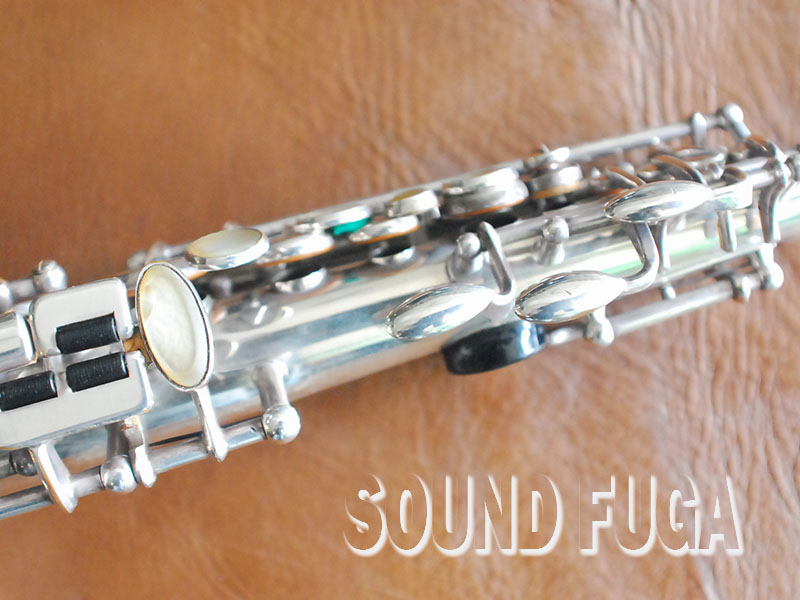 H.SELMER MARK VI 131千番台 シルバープレート ソプラノサックス H.SELMER MARK VI 131千番台 シルバープレート ソプラノサックス