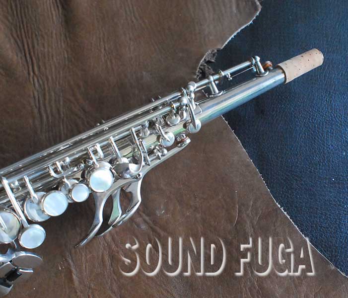 ソプラノサックス 銀メッキ ヴィンテージ品 YANAGISAWA S-6S 希少銀メッキ ソプラノサックス
