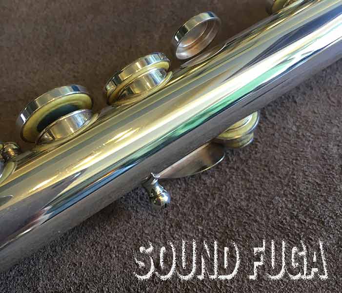 サンキョウ フルート SILVERSONIC 管体銀製 楽天市場】サンキョウ フルート シルバーソニック(管体銀製) H足