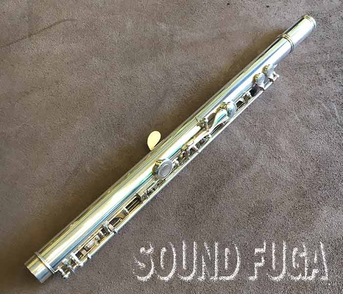 SILVA 銀製 フルート 本体 クリーニングクロス付き SANKYO SILVER SONICフルート