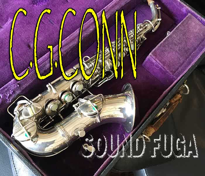 C.G.CONN New Wonder 二ケル プレート カーブドソプラノサックス