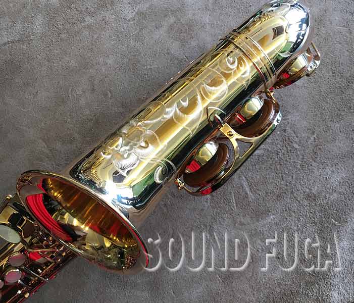 Yanagisawa アルトサックス用ネック　#92 PGP彫刻入り　ブロンズ製 Yanagisawa アルトサックス用ネック #92 PGP彫刻入り ブロンズ製