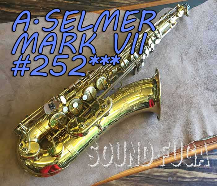 A.SELMER MARK VII 25万番台 オリジナルラッカーテナーサックス