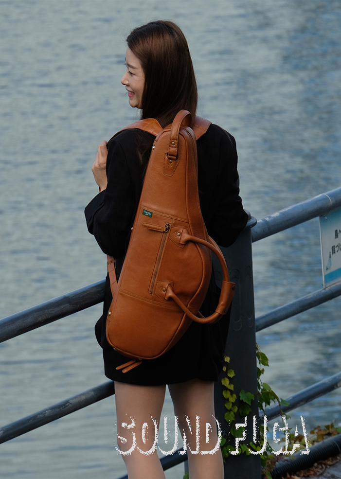 SOUNDFUGA オリジナル Vegetable Tanned Leather ALTO CASE SOUNDFUGA オリジナル Vegetable Tanned Leather ALTO CASE