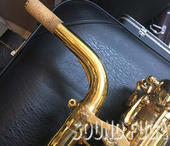 ヤナギサワ　バリトンサックス用ネック　♯195pgp ソリッドシルバー YANAGISAWA B-9930 シルバーソニック ベル銀メッキ BSB PGP NECK