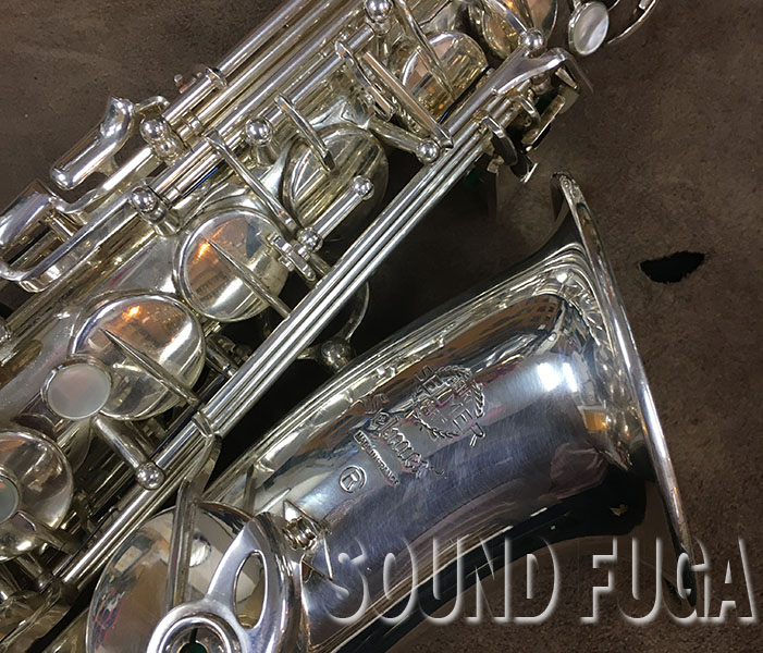 セルマー純正 旧銀メッキリガチャー【アルト用】 Henri Selmer Paris セルマー リガチャー アルトサックス メタル
