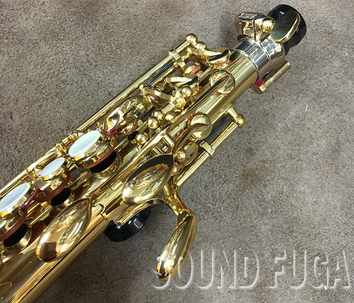 YAMAHAソプラノサックスYSS-875EX 選定品　（両ネック金メッキ） YAMAHAソプラノサックスYSS-875EX 選定品 （両ネック金メッキ
