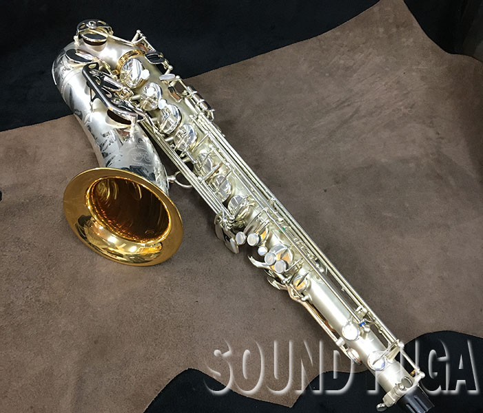 WOODSTONE サテン 銀メッキ イナーゴールド テナーサックス