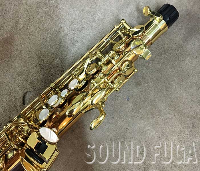 YANAGISAWA A-992 ブロンズ上位モデルアルトサックス部分タンポ交換