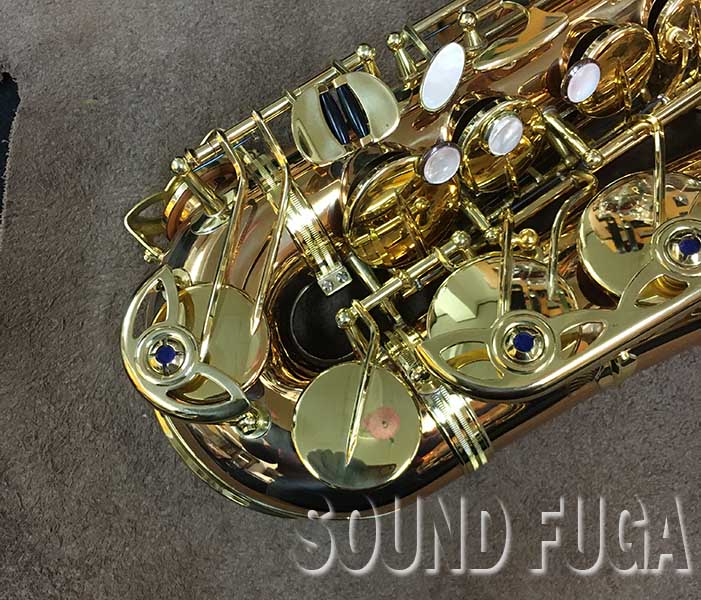 YANAGISAWA A-992 ブロンズ上位モデルアルトサックス部分タンポ交換 YANAGISAWA A-992 ブロンズ上位モデルアルトサックス部分タンポ交換